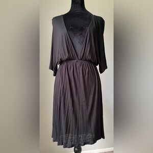 Venus Black Short Sleeve Swim Cover Up